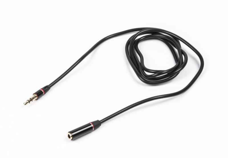 Кабель 3.5 мм - 3.5 мм Viewcon VA111 mini-jack 3.5мм (F) to mini-jack 3.5мм (M) 1m
