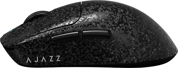 Фото - Миша бездротова ігрова Ajazz AJ199 Carbon fiber Wireless/Bluetooth/USB Black (AJ199-B)