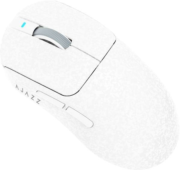 Фото - Миша бездротова ігрова Ajazz AJ199 MAX Carbon fiber Wireless/Bluetooth/USB White (AJ199-MAX-W)