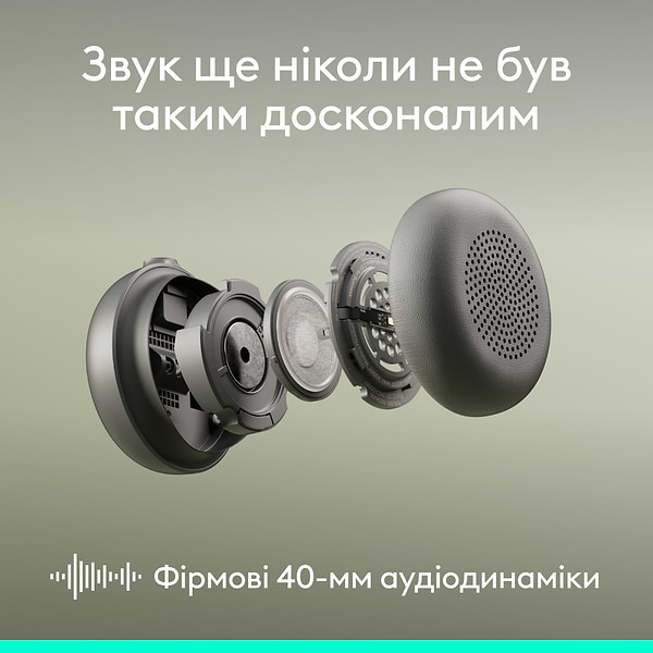 Фото - Гарнітура бездротова Logitech Zone Wireless 2 ES Graphite (981-001503)