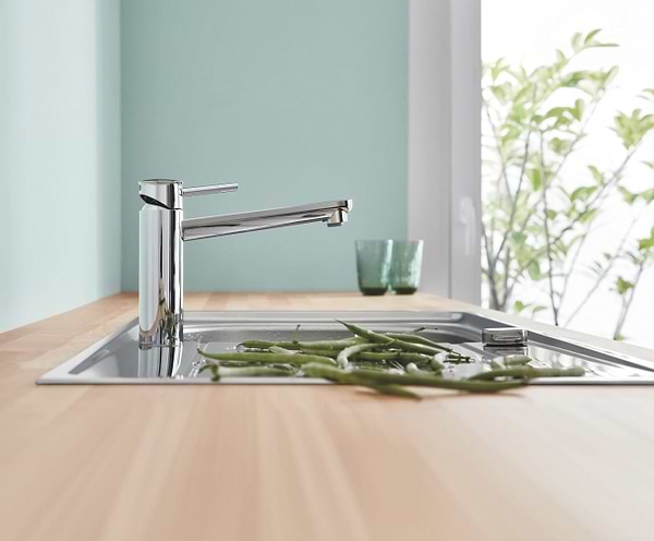 Фото - Кухонний змішувач Grohe BauClassic Хром (30576000)