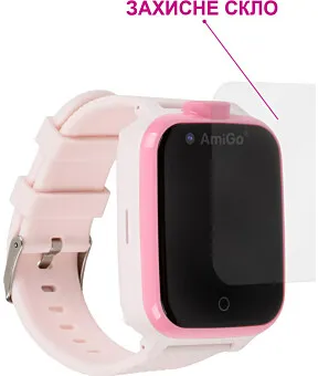 Фото - Детские часы AmiGo GO006 GPS 4G WIFI VIDEOCALL Pink
