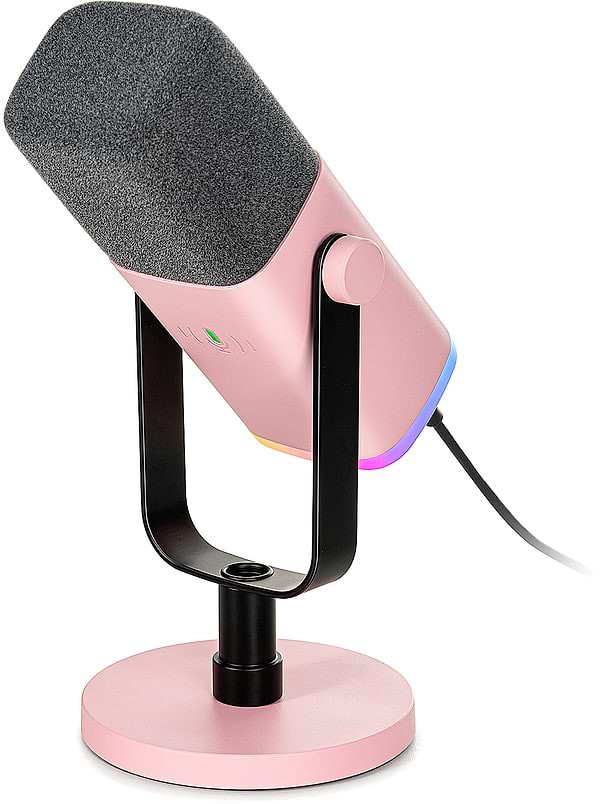 Фото - Микрофон для компьютера проводной Fifine AM8P USB/XLR Pink