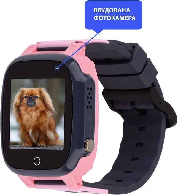 Фото - Уценка - Детские часы AmiGo GO008 Milky GPS WIFI Pink
