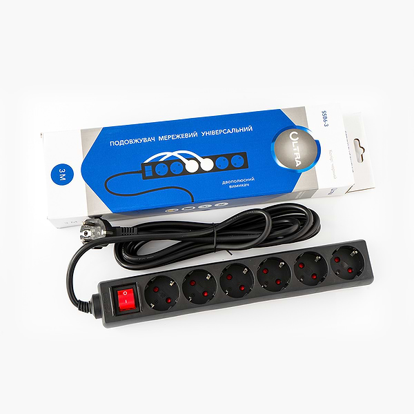 Фото - Сетевой фильтр Ultra SSB6-3 new