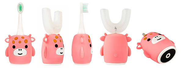 Фото - Зубная щетка электрическая AHealth KIDS SONIC SMILE 2 Pink (AHkss2p)