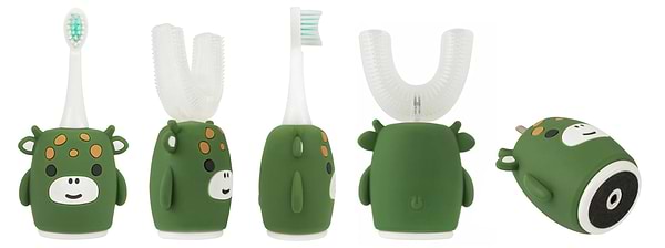Фото - Зубная щетка электрическая AHealth KIDS SONIC SMILE 2 Green (AHkss2g)