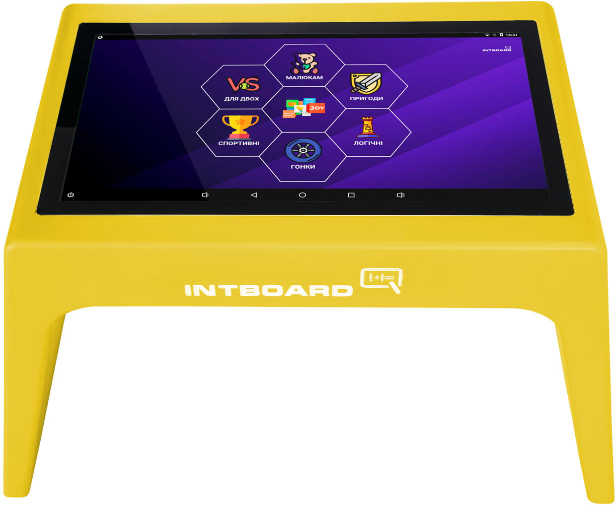 Интерактивный стол INTBOARD ZABAVA 2.0 32'' + ПО для развлечений - Желтый ZABAVA 32 YL 2.0 (10517086)