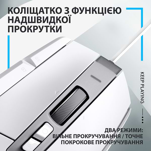 Фото - Мышь проводная игровая Logitech G502 X USB White (910-006146)