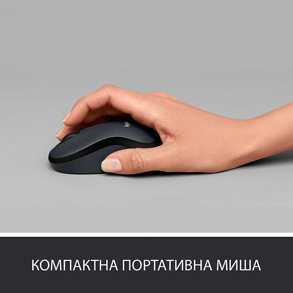 Фото - Миша бездротова Logitech M220 Silent Charcoal USB (910-004878)