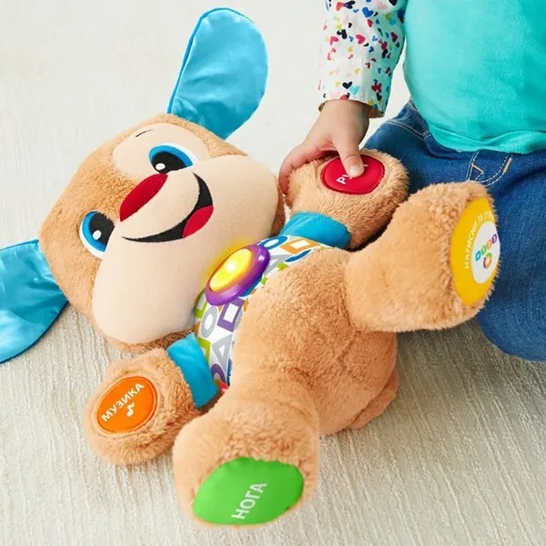 Фото - Интерактивное животное Fisher-Price Ученый щенок с технологией Smart Stages обновл. (рус.) (FPN77)