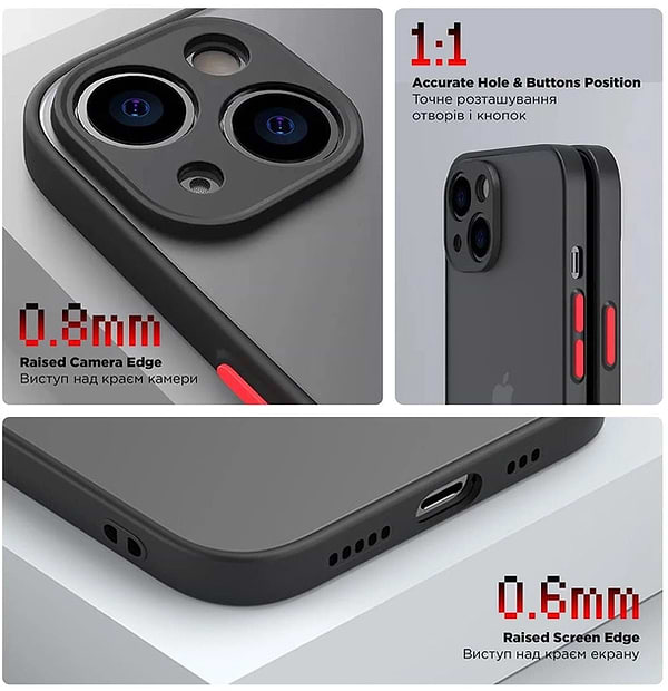 Фото - Чехол для смартфона Armorstandart Frosted Matte for Xiaomi Redmi 10C Black (ARM66733)