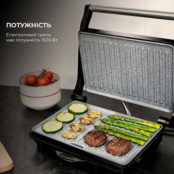 Фото - Гриль-барбекю электрический Cecotec Rock’nGrill 1500 Rapid