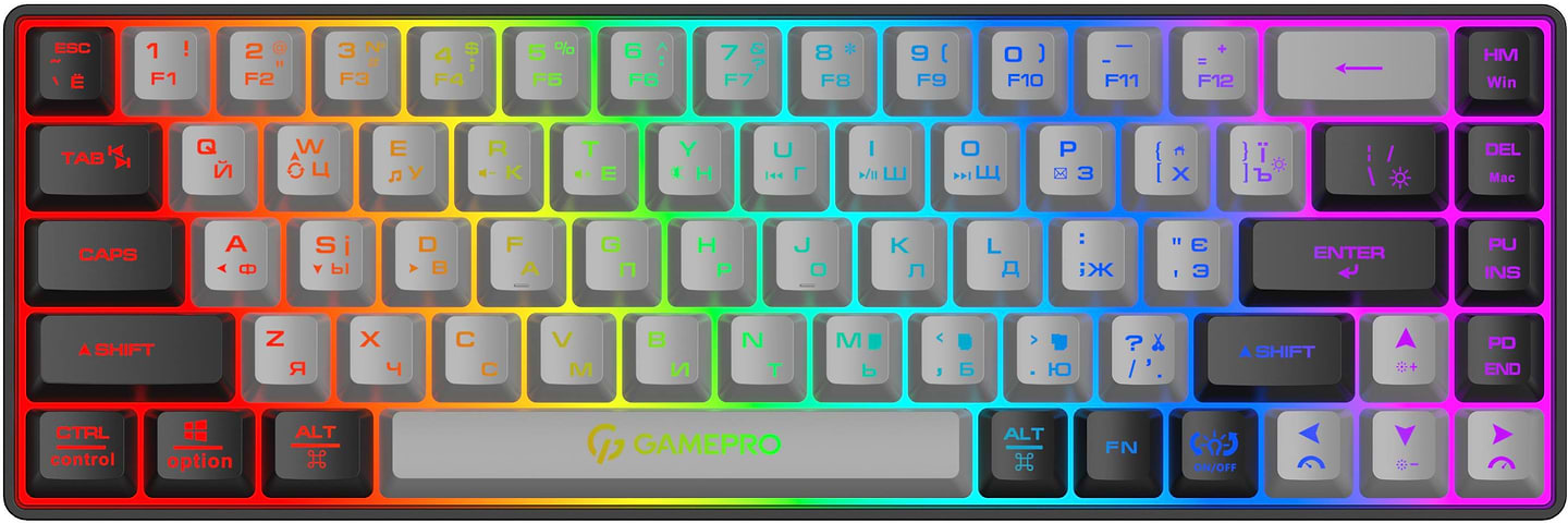 Клавіатура бездротова ігрова GamePro Wireless (GK935) - Фото 1