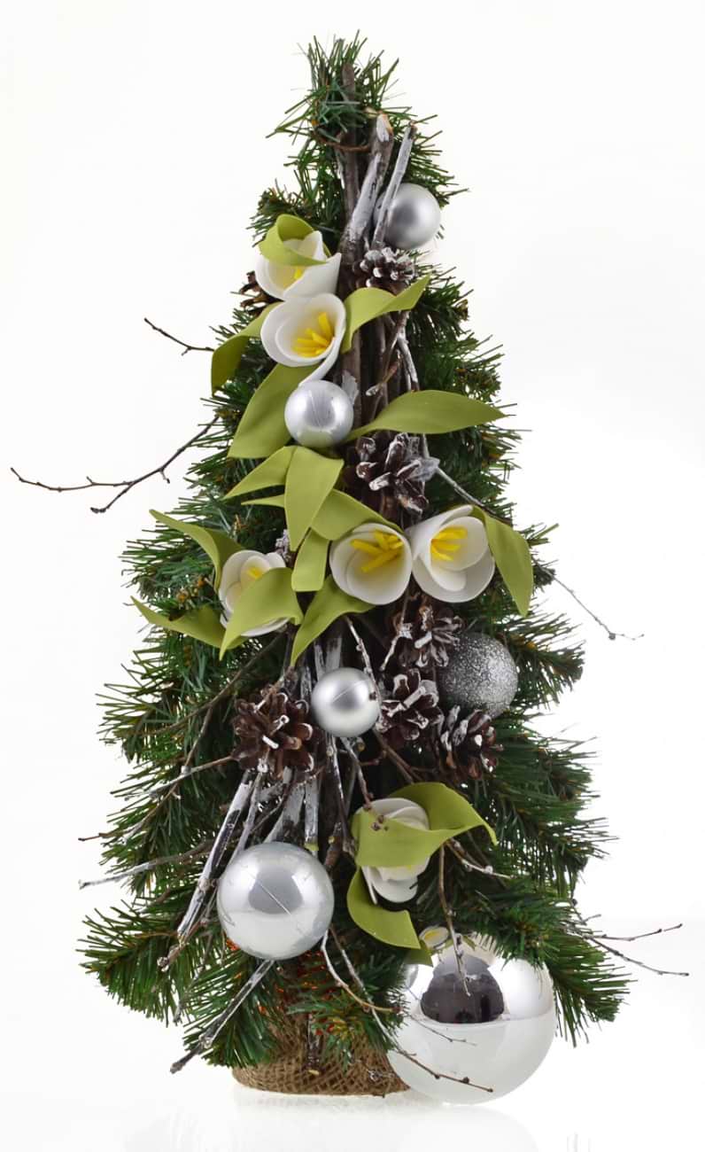 Ёлка настольная YES! Fun Подснежник с украшениями 0,46 м (904291)