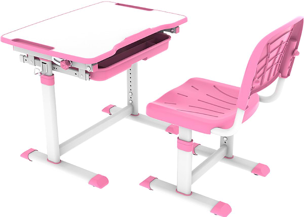 Фото - Комплект меблів шкільний 2 елементи Cubby Sorpresa Pink