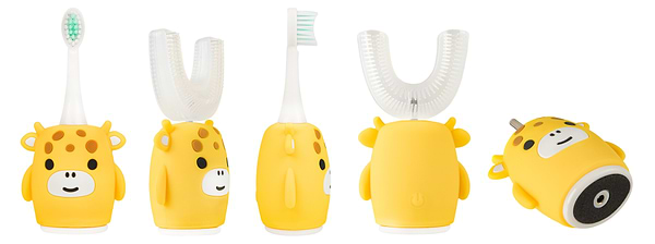 Фото - Зубная щетка электрическая AHealth KIDS SONIC SMILE 2 Yellow (AHkss2y)