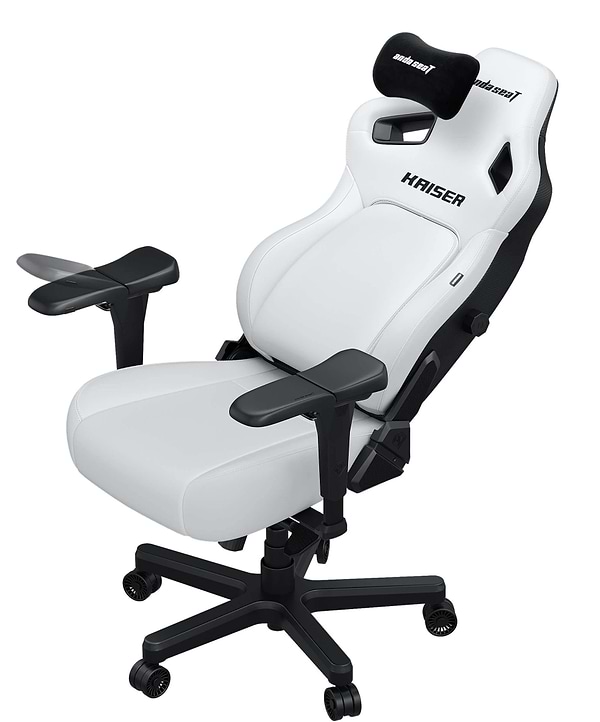Фото - Крісло для геймерів Anda Seat Kaiser 4 Size XL White Premium PVC (AD12YDDC-XLL-20-W-PV/C)