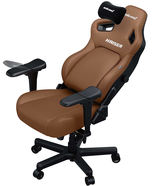 Фото - Крісло для геймерів Anda Seat Kaiser 4 Size XL Brown Premium PVC (AD12YDDC-XLL-20-K-PV/C)