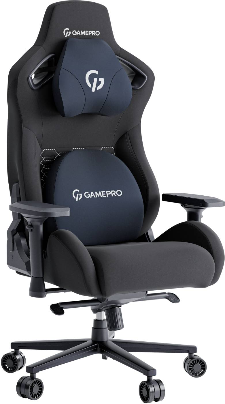 Фото - Крісло для геймерів GamePro Size XL Fabric Black (GC900B)