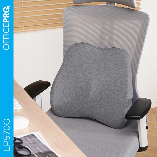 Фото - Подушка под спину OfficePro LP570G Gray