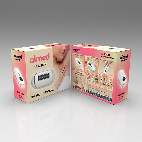 Фото - Фотоэпилятор AIMED Silk Skin PRO Ice Cooling IPL Intensed Pulse Light (AI-SilkProWh)