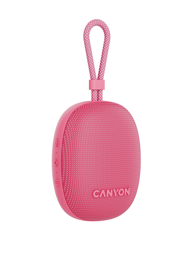 Фото - Портативная акустика Canyon OnMove 12 IPX7 TWS 5W Pink (CNE-CBTSP12PK)