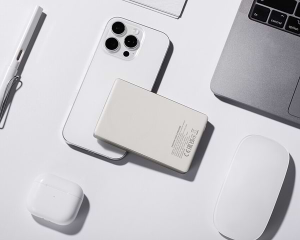 Фото - Батарея мобильная Canyon OnPower 510 slim Magsafe 10000 mAh PD20W Beige (CNS-CPB510BE)