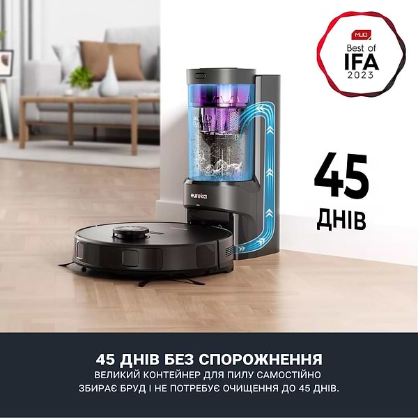 Фото - Робот-пылесос моющий Eureka E10S