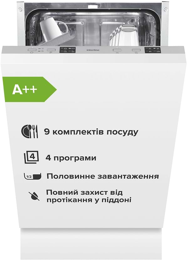 Фото - Посудомийна машина вбудована Interline DWI 440 TSH GA++