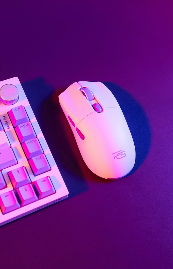 Фото - Миша бездротова ігрова Proove Gaming Rate Special Edition White/Purple (CMRTWRS03002)