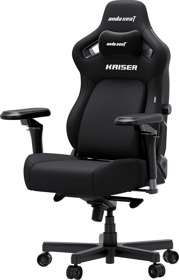 Фото - Крісло для геймерів Anda Seat Kaiser 4 V2 Size XL Black Fabric (AD12YDDC-XLL-20-B-CF-03)