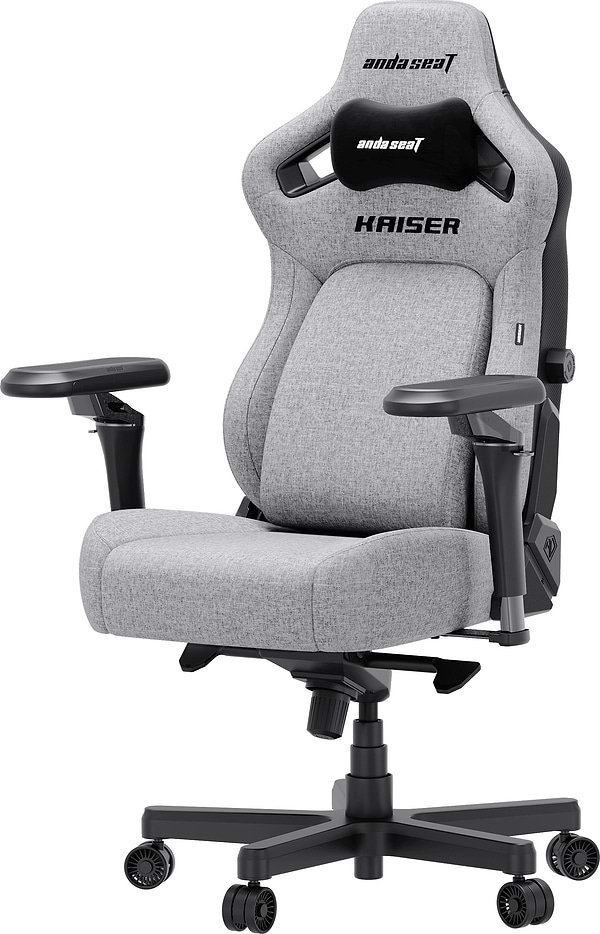 Фото - Крісло для геймерів Anda Seat Kaiser 4 V2 Size XL Gray Fabric (AD12YDDC-XLL-20-G-CF-03)