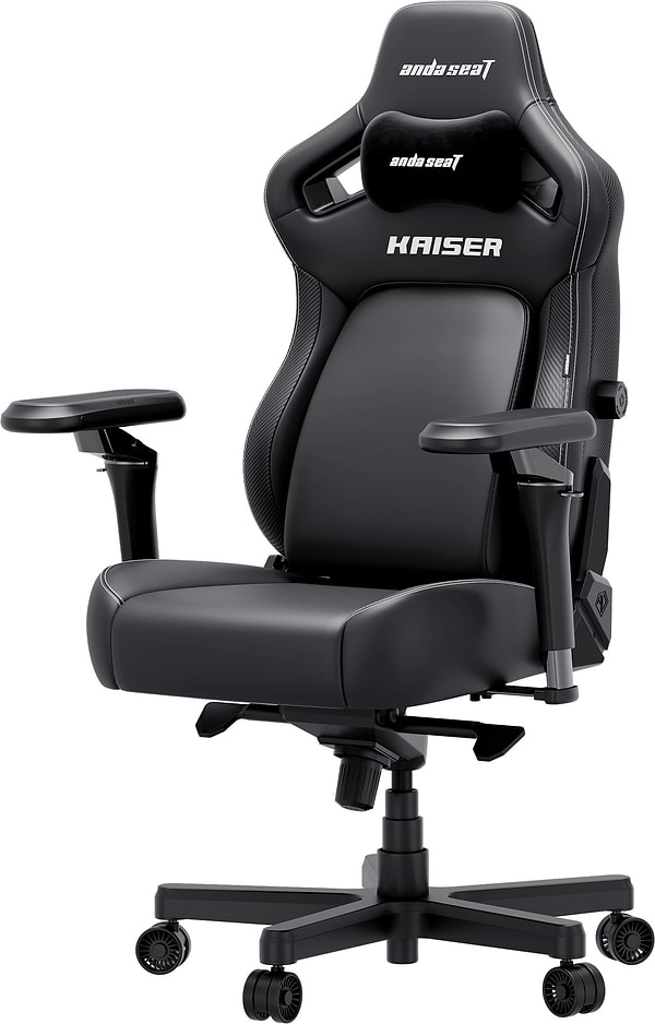 Фото - Крісло для геймерів Anda Seat Kaiser 4 V2 Size XL Black PVC (AD12YDDC-XLL-20-B-PV/C-03)