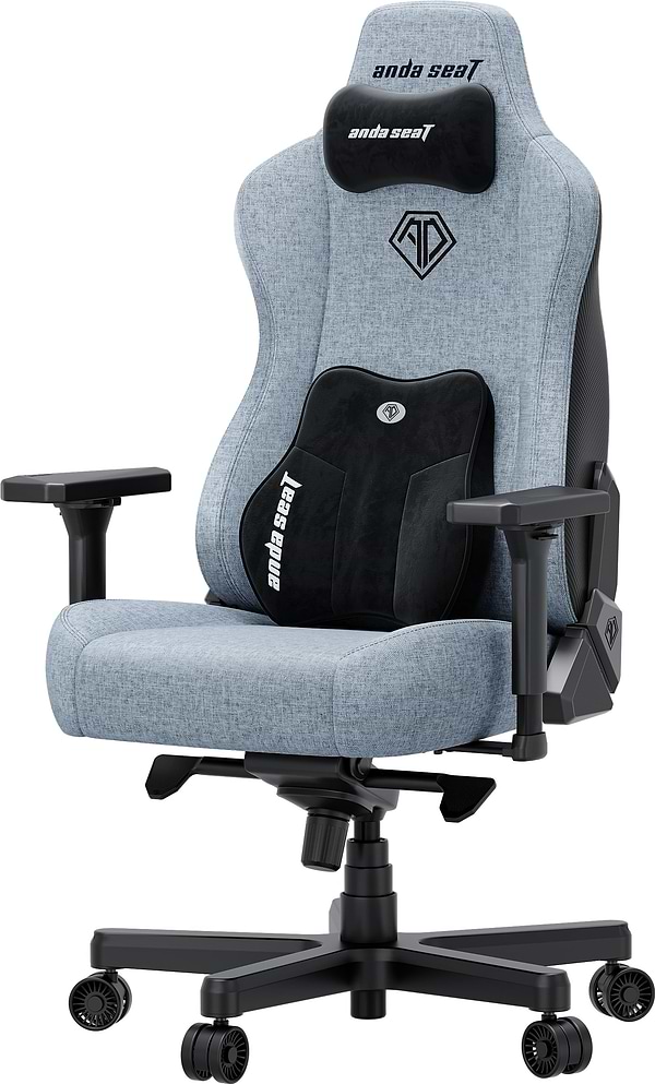 Фото - Крісло для геймерів Anda Seat Kaiser 3E XL Gray Blue Fabric (AD23YC-XL-09-T-CF-T01)