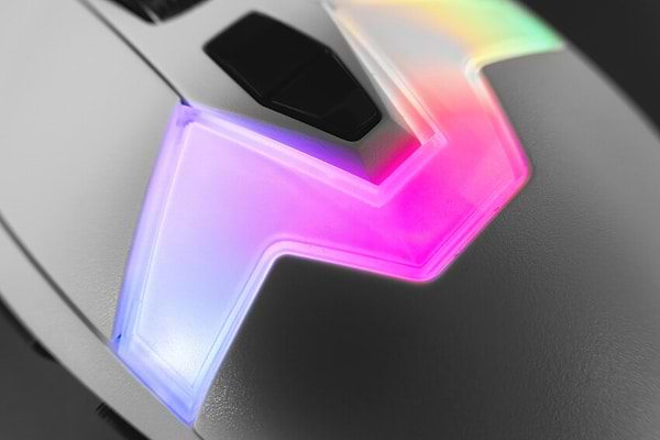 Фото - Мышь проводная игровая Lorgar MSP80 Wired Gaming Mouse Pro White (LRG-MSP80-WH)