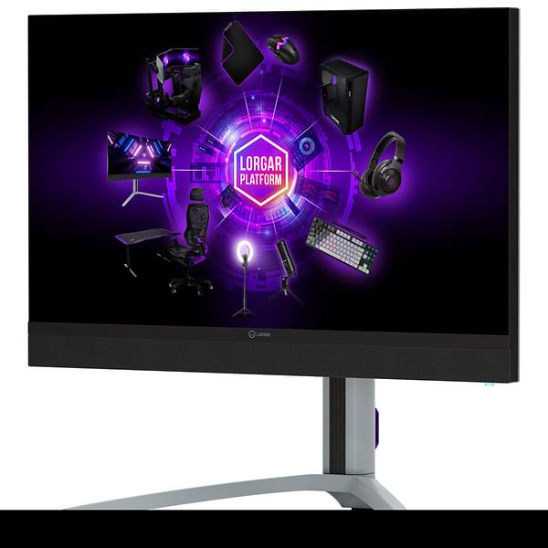 Фото - Монітор ігровий Lorgar 27MP1 UHD MiniLED 1ms IPS 160Hz (LRG-27MP1U160-GY)