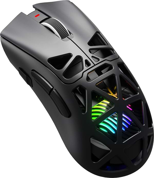 Фото - Мышь беспроводная игровая GamePro Genesis Spider Wireless/Bluetooth/USB PixArt PAW3311 Sensor Black (GM870B)