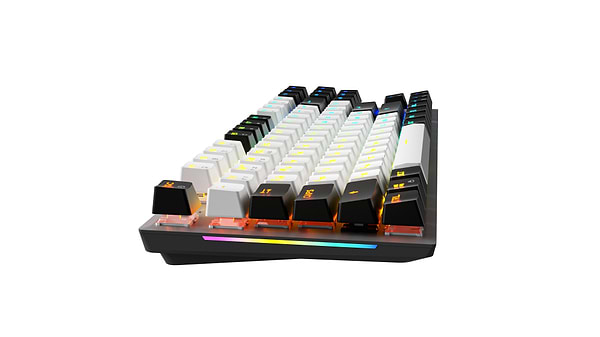 Фото - Клавиатура беспроводная игровая GamePro Genesis Joker Pro 87% Wireless/Bluetooth/USB Gray (MK124G Pro)