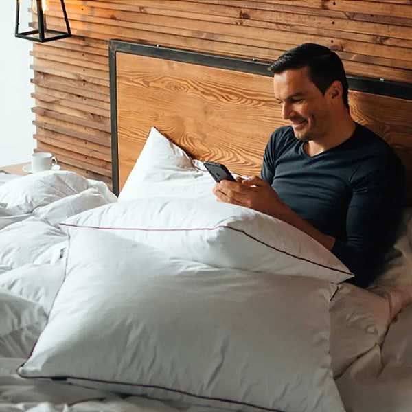 Фото - Подушка стандартна MirSon шовкова DeLuxe 0539 м'яка 50x70 см (2200000135209)