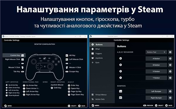 Фото - Геймпад Hori Wireless HORIPAD for Steam (HPC-055E)