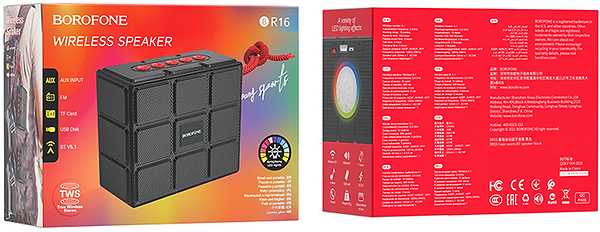 Фото - Портативна акустика BOROFONE BR16 Gage sports wireless speaker Black (6931474749925)