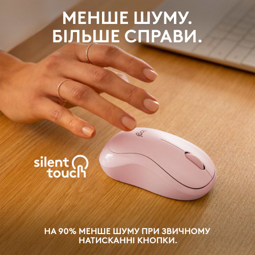 Фото - Мышь беспроводная Logitech M240 Silent Bluetooth Rose (910-007121)