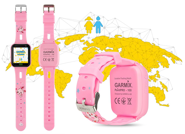 Фото - Уценка - Детские часы GARMIX PointPRO-100 WIFI PINK