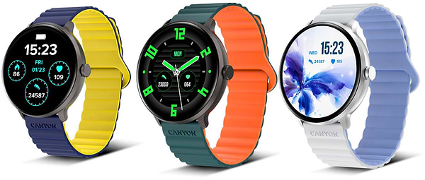 Фото - Смарт-часы Canyon Jacky SW-69 Green Orange (CNS-SW69BG)