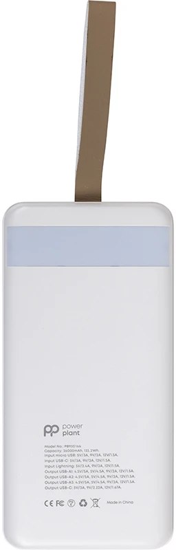 Фото - Батарея мобільна PowerPlant 38000mAh PD 20W USB-C 3xUSB Lightning (PB930166)