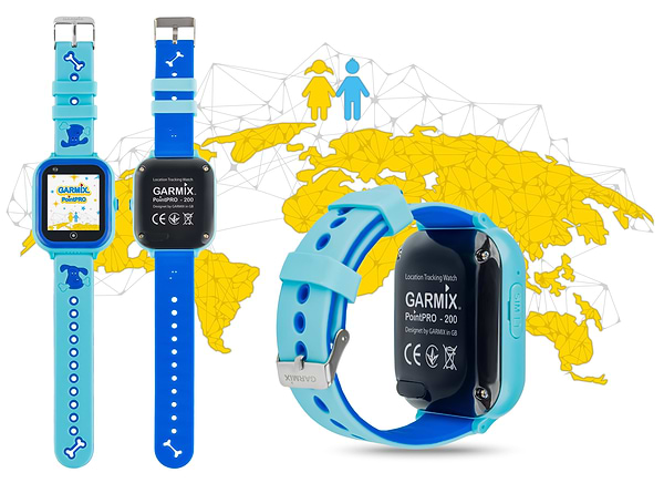 Фото - Уцінка - Дитячий годинник GARMIX PointPRO-200 4G/GPS/WIFI/VIDEO CALL BLUE