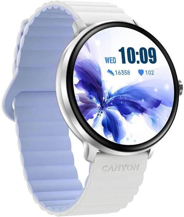 Фото - Уценка - Смарт-часы Canyon Jacky SW-69 White Blue (CNS-SW69WB)