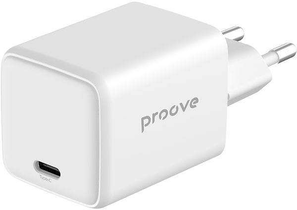 Фото - Сетевое зарядное устройство Proove Pocket GaN 25W (Type-C) white (WCPG25010202)