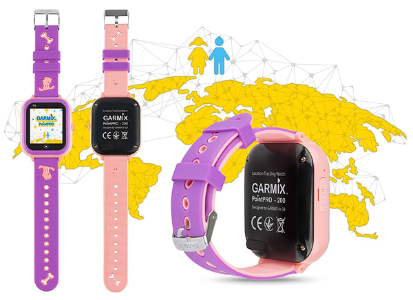 Фото - Уценка - Детские часы GARMIX PointPRO-200 4G/GPS/WIFI/VIDEO CALL PINK